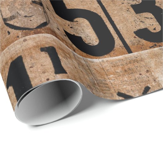 getallen Verpakkingspapier voor loskoppeling Cadeaupapier (Rol Hoek)