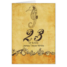 getallen voor de rustige strandbruiloft