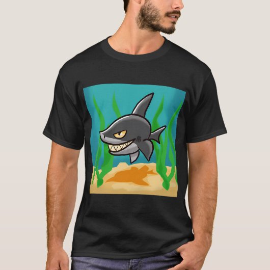 Getande haai t-shirt (Voorkant)