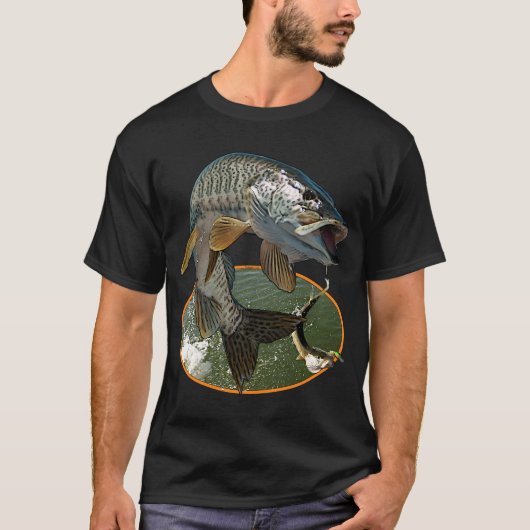 Getande musky vlucht t-shirt (Voorkant)