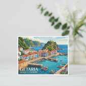 Getaria Spanje Briefkaart (Staand voorkant)
