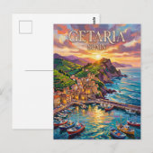 Getaria Spanje Briefkaart (Voorkant / Achterkant)