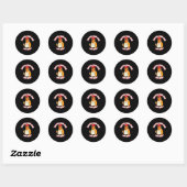 Getariffeerd Uw Moeder Gisteravond Getariffeerd Gr Ronde Sticker (Vel)