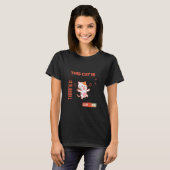Getariffeerde Kat Tarief Grappige Zegswijze T-shirt (Voorkant volledig)