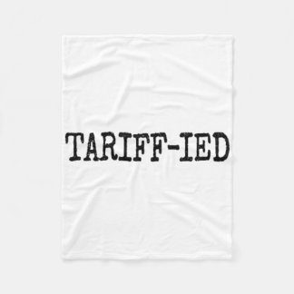 Getariffeerde Trump Anti-tarief Doodsbang Fleece Deken