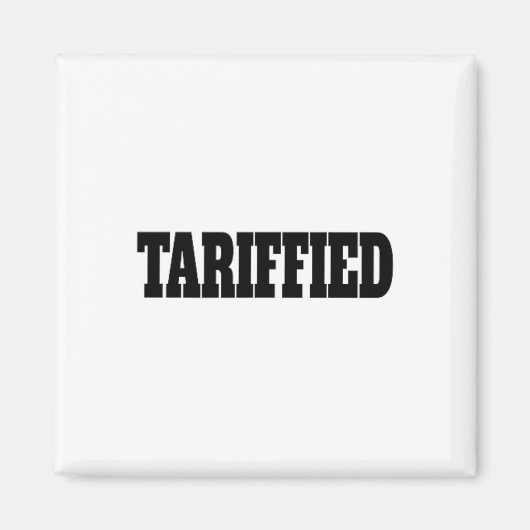 Getariffeerde Trump Tarief Anti Tarief _2 Magneet (Voorkant)