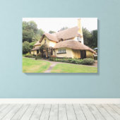 Getatched Cottage in Selworthy Canvas Afdruk (Insitu (Houten vloer))
