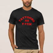 getatoeëerd als F*ck cool T-shirt (Voorkant)