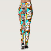 getatoeëerd bikini model leggings (Achterkant)