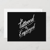 Getatoeëerd Briefkaart (Voorkant / Achterkant)