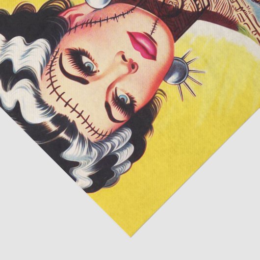  getatoeëerd horror meisje tissuepapier (Detail)