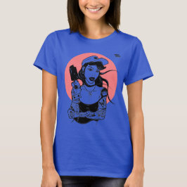 Getatoeëerd Ice Cream Girl T-Shirt