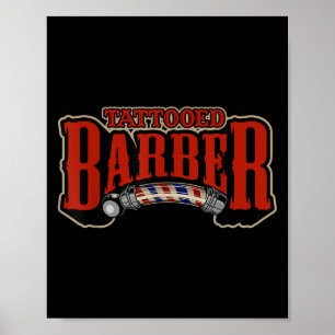 getatoeëerd kapsel kapper citaat grafiek poster