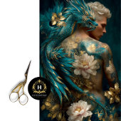 Getatoeëerd Man Dragon Fantasy Tissue Paper Tissuepapier