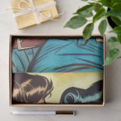 Getatoeëerd paar  Comics Tissuepapier (Geschenk)