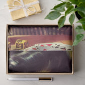 Getatoeëerd pin-up portret schilderij tissuepapier (Geschenk)