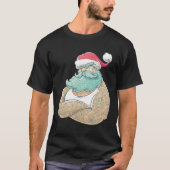 Getatoeëerd Santa Geweldige kerstontwerp T-shirt (Voorkant)