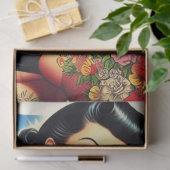 Getatoeëerde Amerikaanse Pin-Up Tissuepapier (Geschenk)