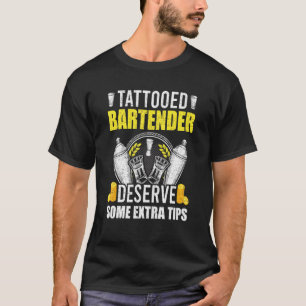 Getatoeëerde Bartender Bartending Bartender 1 T-shirt