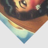 Getatoeëerde  Beach Pin-ups Tissuepapier (Detail)