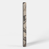 Getatoeëerde bloem I iPhone Hoesje (Rechterkant)