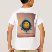 Getatoeëerde canvasinkt Uw verhaal Draag uw kunst- T-shirt (Achterkant)