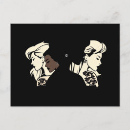 Getatoeëerde damesclub, Shadow Lady. Briefkaart