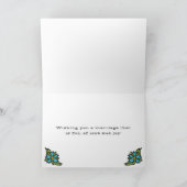 Getatoeëerde harten, getatoeëerde trouwefelicitati kaart (Binnen)