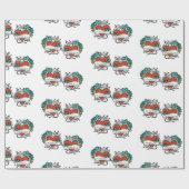 Getatoeëerde harten, Tattoo Grafisch Gepersonalise Cadeaupapier (Vlak)