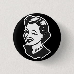Getatoeëerde huisvrouw - instabiel ronde button 3,2 cm
