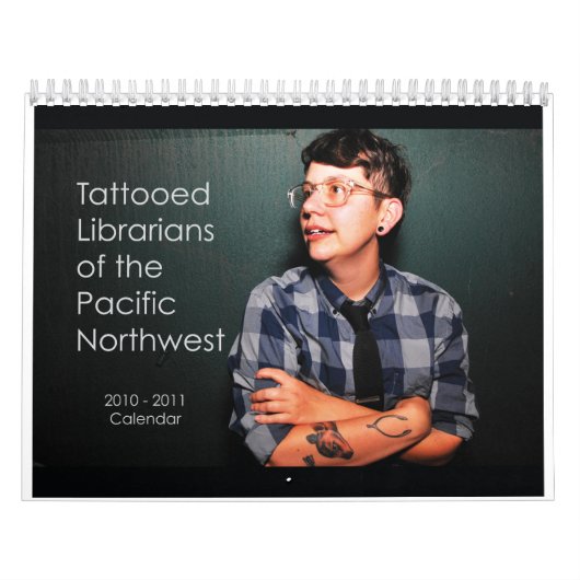 Getatoeëerde Librari's van het noordwesten van de  Kalender (Hoes)