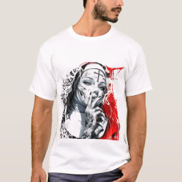 Getatoeëerde Non Graffiti Kunst T-shirt