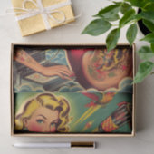  getatoeëerde pin-up tissuepapier (Geschenk)