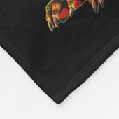 Getatoeëerde Pitbull Dog Tattoos Pitbull Getatoeëe Fleece Deken (Hoek)