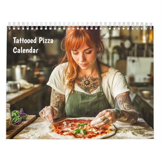 Getatoeëerde Pizza – Kalender (Hoes)