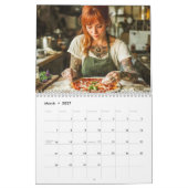 Getatoeëerde Pizza – Kalender (Mar 2027)
