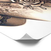 Getatoeëerde politiemeisjes poster (Hoek)