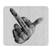 getatoeëerde rebel snijplank (Voorkant)