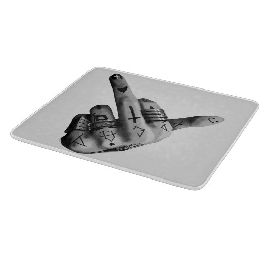 getatoeëerde rebel snijplank (Hoek)