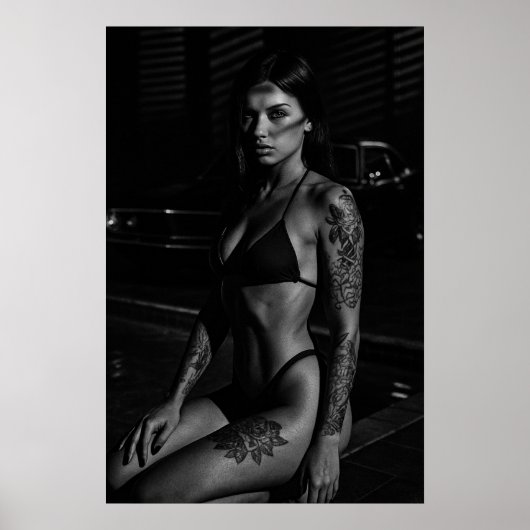 getatoeëerde stilte poster (Voorkant)