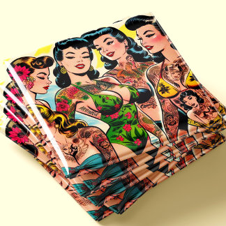 Getatoeëerde Stripschonen Magneet