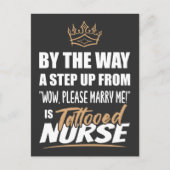 Getatoeëerde verpleegster is hét toppunt van aantr briefkaart (Voorkant)