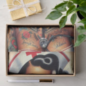 getatoeëerde verpleegsterspeld tissuepapier (Geschenk)