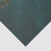 Getatoeëerde Zombie Biker | Gothic Halloween Undea Tissuepapier (Detail)