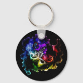 Getatoeerde creatiesleutelhanger sleutelhanger (Voorkant)
