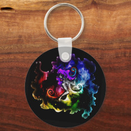Getatoeerde creatiesleutelhanger sleutelhanger