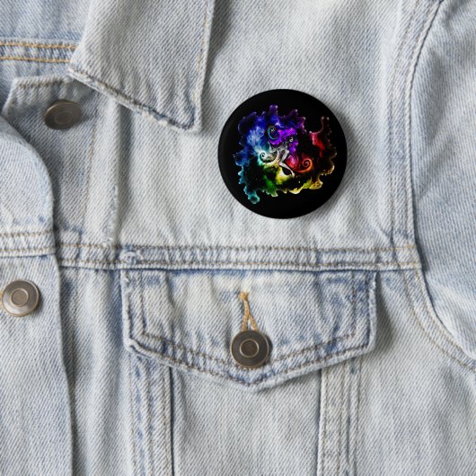 Getatoonde Knop Ronde Button 5,7 Cm (In situ)