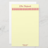 Getatterde hoogste grens van het Kunstwerk van het Briefpapier (Voorkant / Achterkant)