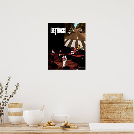 GetBack!® Beatlemania Poster (Keuken)
