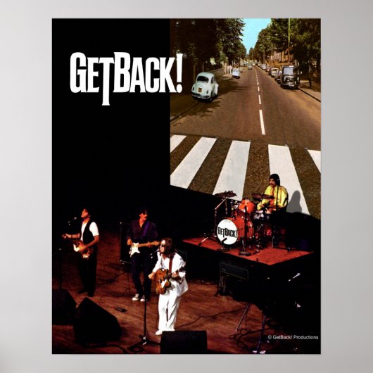 GetBack!® Beatlemania Poster (Voorkant)